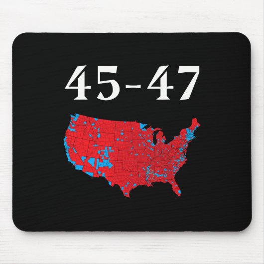 45 47 Trump Wahlplan 2024 Mousepad (Vorne)