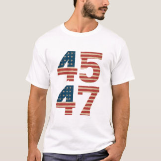45 47 US-Flagge T-Shirt