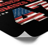 45 47 Versprechen Behalten Präsident Trump Poster (Ecke)