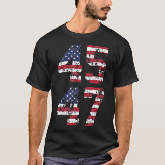 45 47 Vintag erschüttert T-Shirt