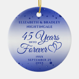 45. 65. JAHRE DES JAHRES IN DAS Foto Keramik Ornament