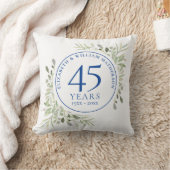 45. 65. Jubiläum Foto Wasserfarbenwelt Kissen (Decke)