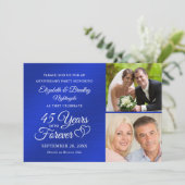 45. 65. Jubiläum HARTJAHRE INTO FOREVER Einladung (Stehend Vorderseite)