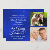 45. 65. Jubiläum HARTJAHRE INTO FOREVER Einladung (Vorne/Hinten)
