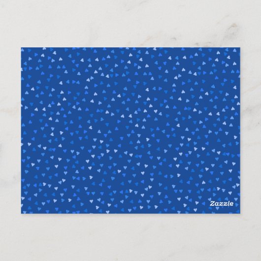 45. 65. Jubiläum Liebe Hört Save the Date Postkarte (Rückseite)