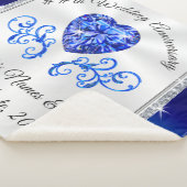 45., 65. Personalisierte Geschenke für Hochzeiten Sherpadecke (3/4)