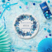 45./65. Saphire-Jahrestag Pappteller (Party)