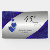 45./65. Saphire Silver Anniversary Design Banner (Horizontal)
