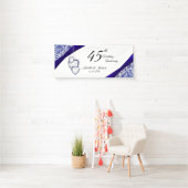 45./65. Sapphire Blumenjubiläum Banner (Insitu)