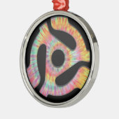 45 Adapter-gefärbte Krawatte Silbernes Ornament (Links)