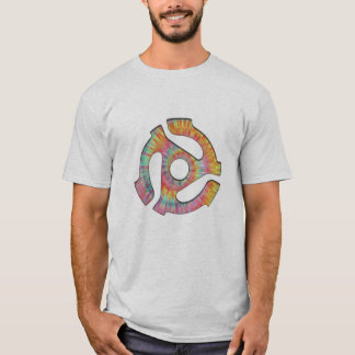 45 Adapter-gefärbte Krawatte T-Shirt
