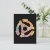 45 Adapter-Krawatte-Dye Postkarte (Stehend Vorderseite)