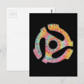 45 Adapter-Krawatte-Dye Postkarte (Vorne/Hinten)