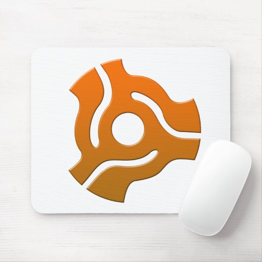 45 Adapter - Turntable-Vinylaufzeichnung Mousepad (Mit Mouse)