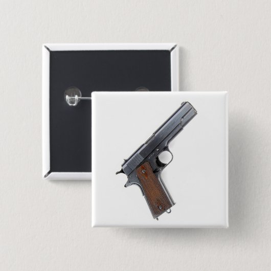 .45 Coltpistole Button (Vorne & Hinten)