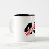 45 Eingeweiht Zweifarbige Tasse (Vorderseite Links)