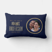 45. FOTO Hochzeit Jubiläum Modernes Geschenk Lendenkissen (Vorderseite)