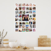 45 FotoCollage Personalisiert Poster (Küche)