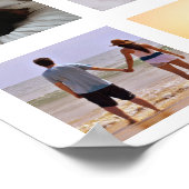 45 Fotomaterial Personalisiert mit Herz Poster (Ecke)