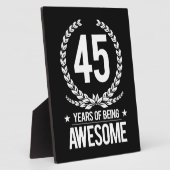 45. Geburtstag (45 Jahre Phantastisch) Fotoplatte (Seite)