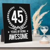 45. Geburtstag (45 Jahre Phantastisch) Fotoplatte (Seite)
