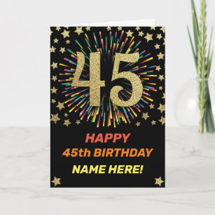 45 Jahre Geburtstags Geschenke Zazzle De
