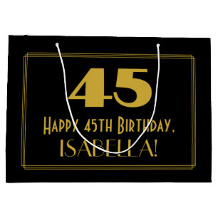 45. Geburtstag Große Geschenktüte