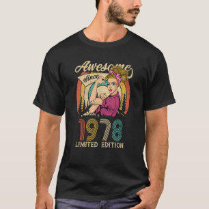 45. Geburtstag im Retro-Stil der 70er Jahre für Fr T-Shirt