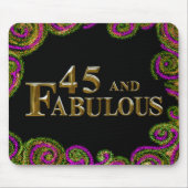 45. Geburtstag Mousepad (Vorne)