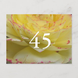 45. Geburtstag Postkarte