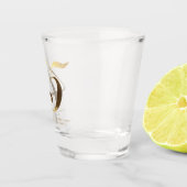 45. Geburtstag Saphir Hochzeit Jahrestag Schnapsglas (Rechts)