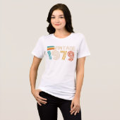 45. Geburtstag Tri-Blend Shirt (Vorderseite voll)