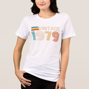 45. Geburtstag Tri-Blend Shirt