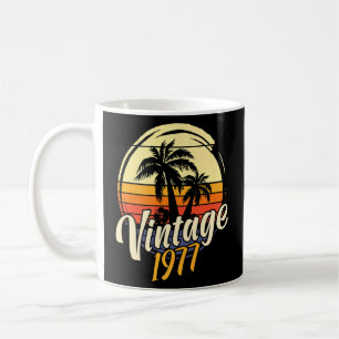 45. Geburtstag Vintage 1977 Kaffeetasse