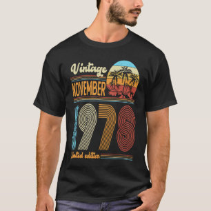 45. Geburtstag Vintage November 1978 Frauen T-Shirt