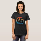 45. Geburtstag Vintager Legendarientag T-Shirt (Vorne ganz)