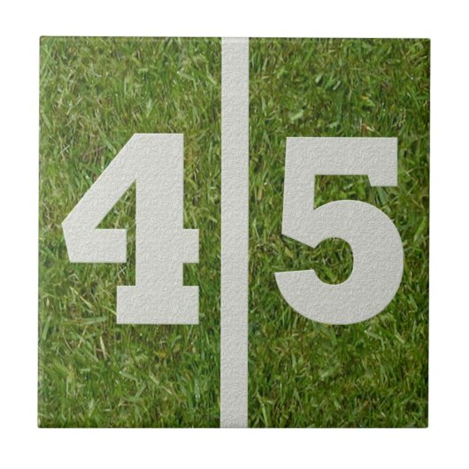 45. Geburtstags-Fußball-kundengerechte Fliese (Vorderseite)