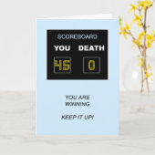 45. Geburtstagsanzeiger Karte (Gelbe Blume)