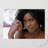 45. Geburtstagsaqua aquamarines Foto Folieneinladung (Rückseite)