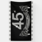 45. Geburtstagsfeier Banner (Vertikal)