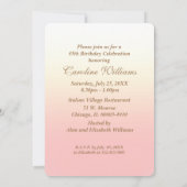 45. Geburtstagsfeier individuelle Einladungen (Rückseite)