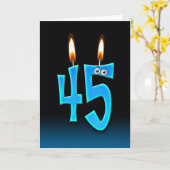 45. Geburtstagskandale Karte (Gelbe Blume)