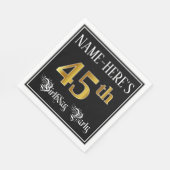 45. Geburtstagsparty - Extravagantes Drehbuch, Imi Serviette (Ecke)