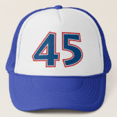 45. Geburtstagsparty Truckerkappe (Vorderseite)