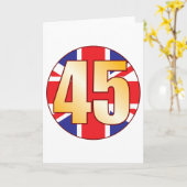 45 Großbritannien-Gold Karte (Gelbe Blume)