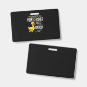 45.Gummiente für Entenliebhaber Ausweis (Vorder- & Rückseite)