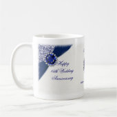 45. Hochzeits-Jahrestags-Tasse Kaffeetasse (Links)