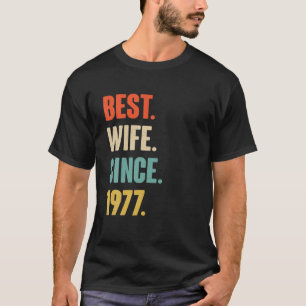 45. Hochzeitspende für sie - Beste Ehefrau s T-Shirt