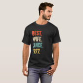 45. Hochzeitspende für sie - Beste Ehefrau s T-Shirt (Vorne ganz)