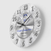 45. Hochzeitspenden, Liebesvögel Große Wanduhr (Winkel)